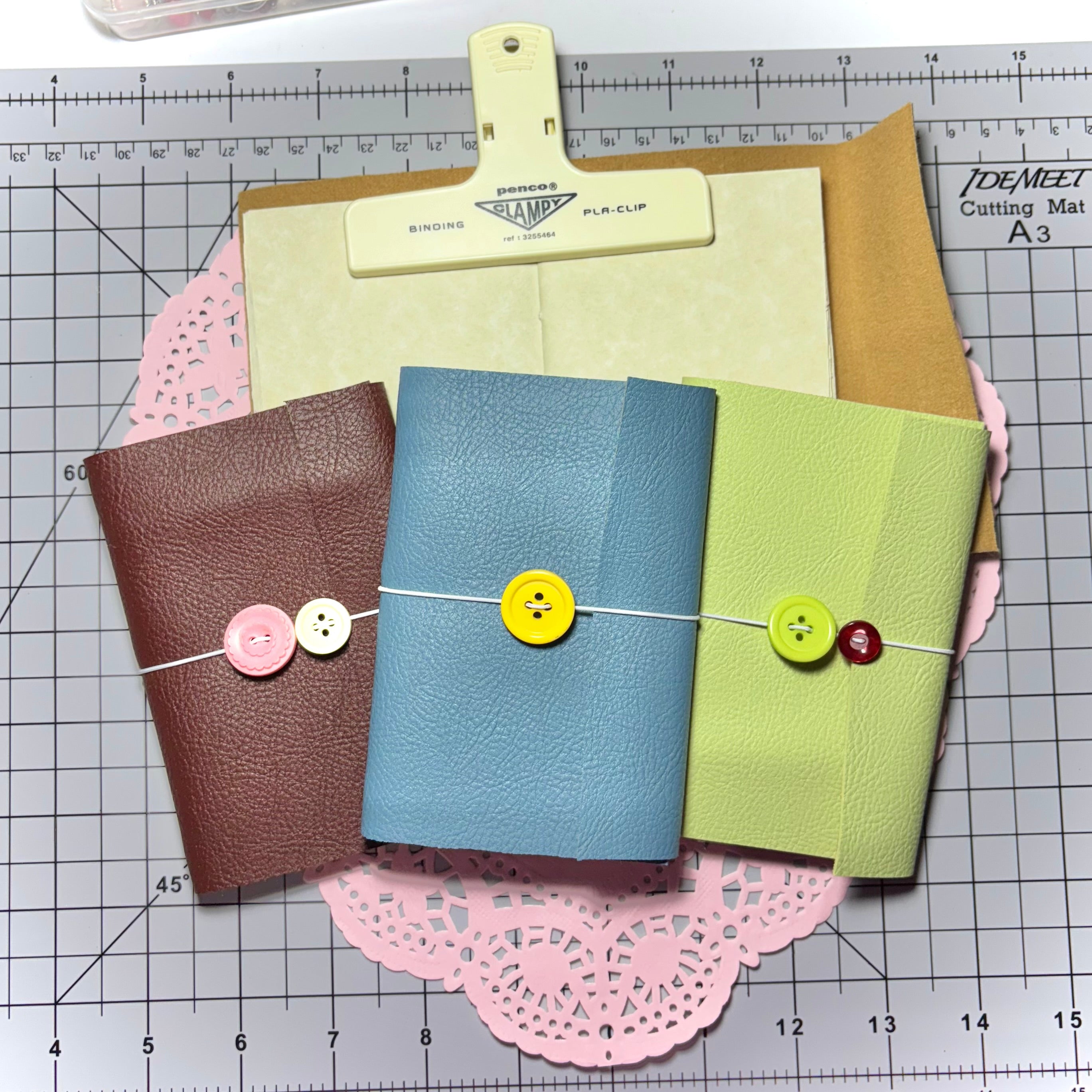 Faux Leather Mini Journal