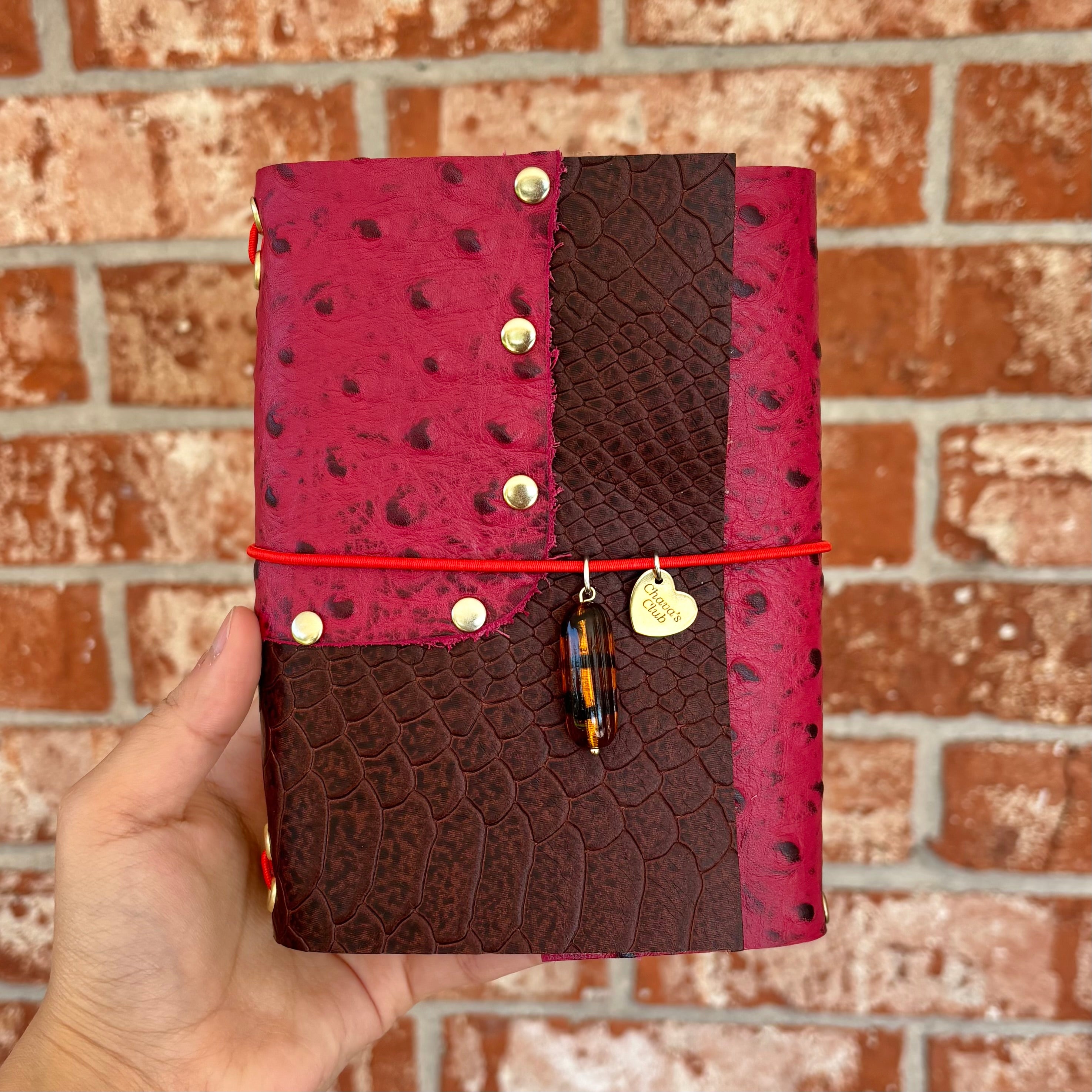 A6 Scrap Leather Journal