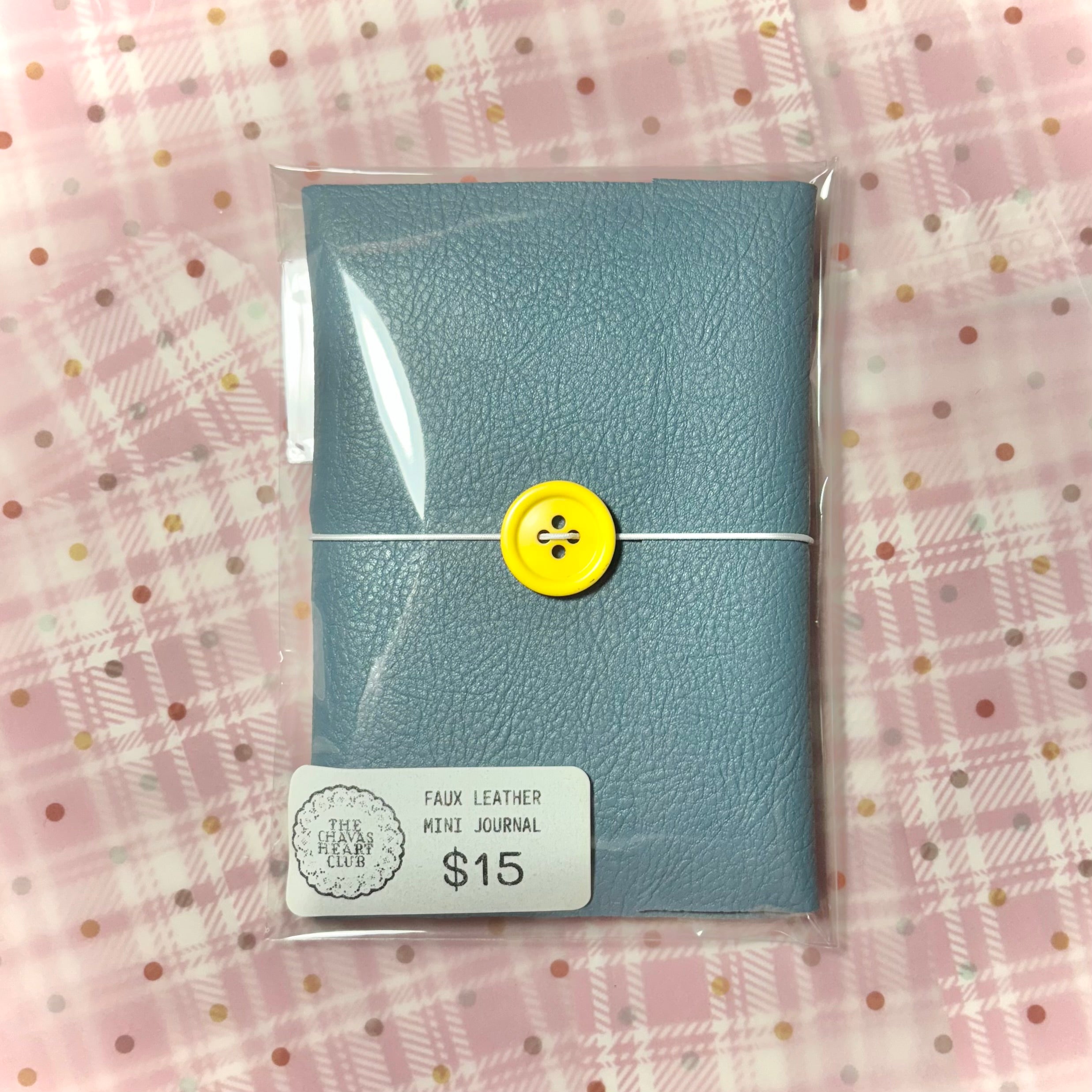 Faux Leather Mini Journal