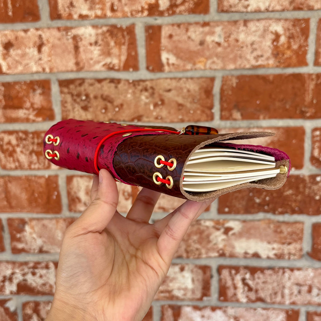A6 Scrap Leather Journal