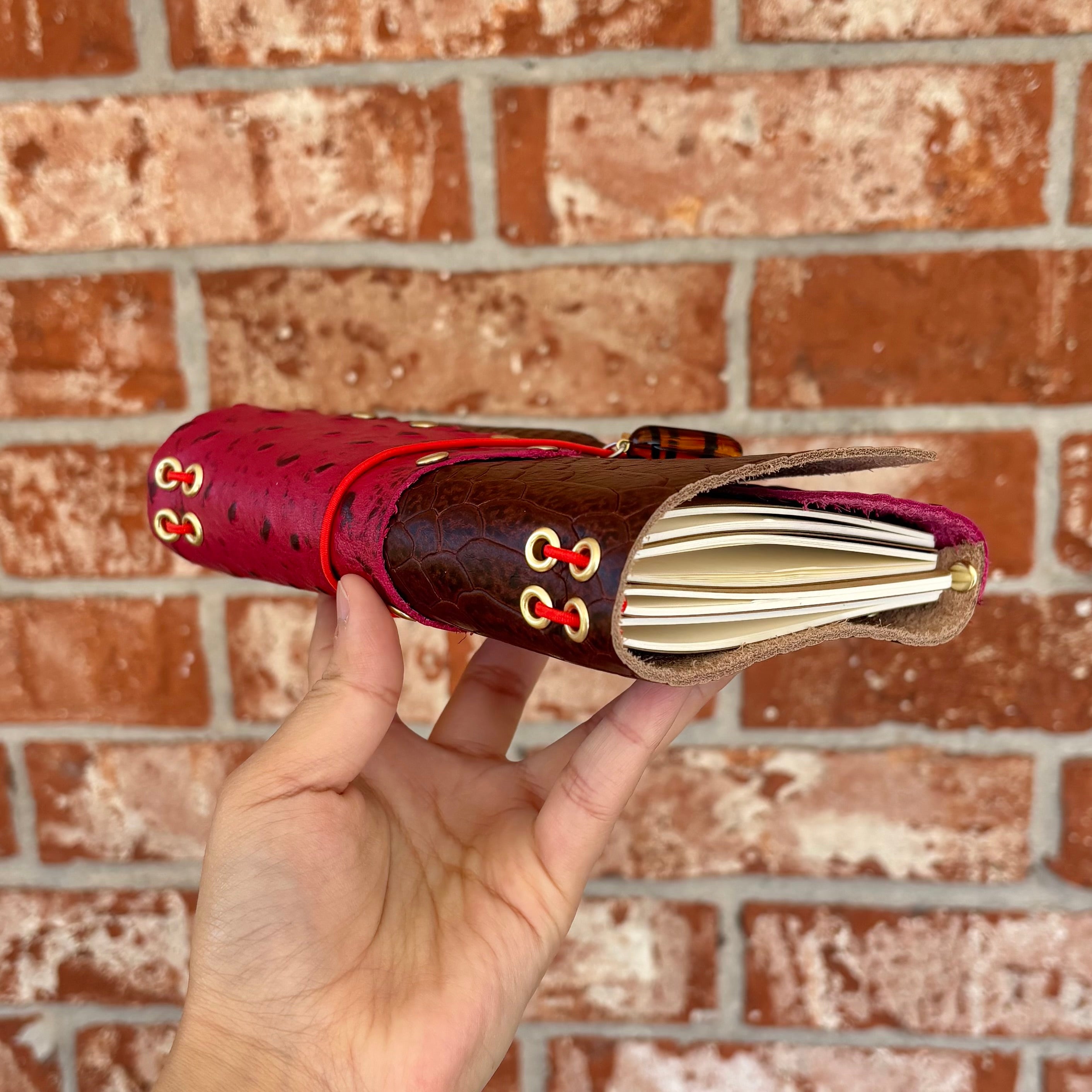 A6 Scrap Leather Journal