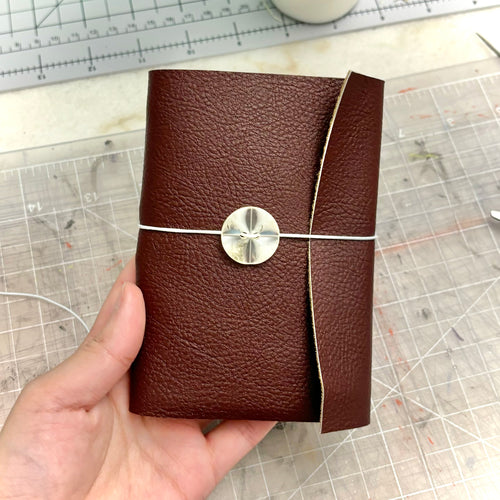 Faux Leather Mini Journal