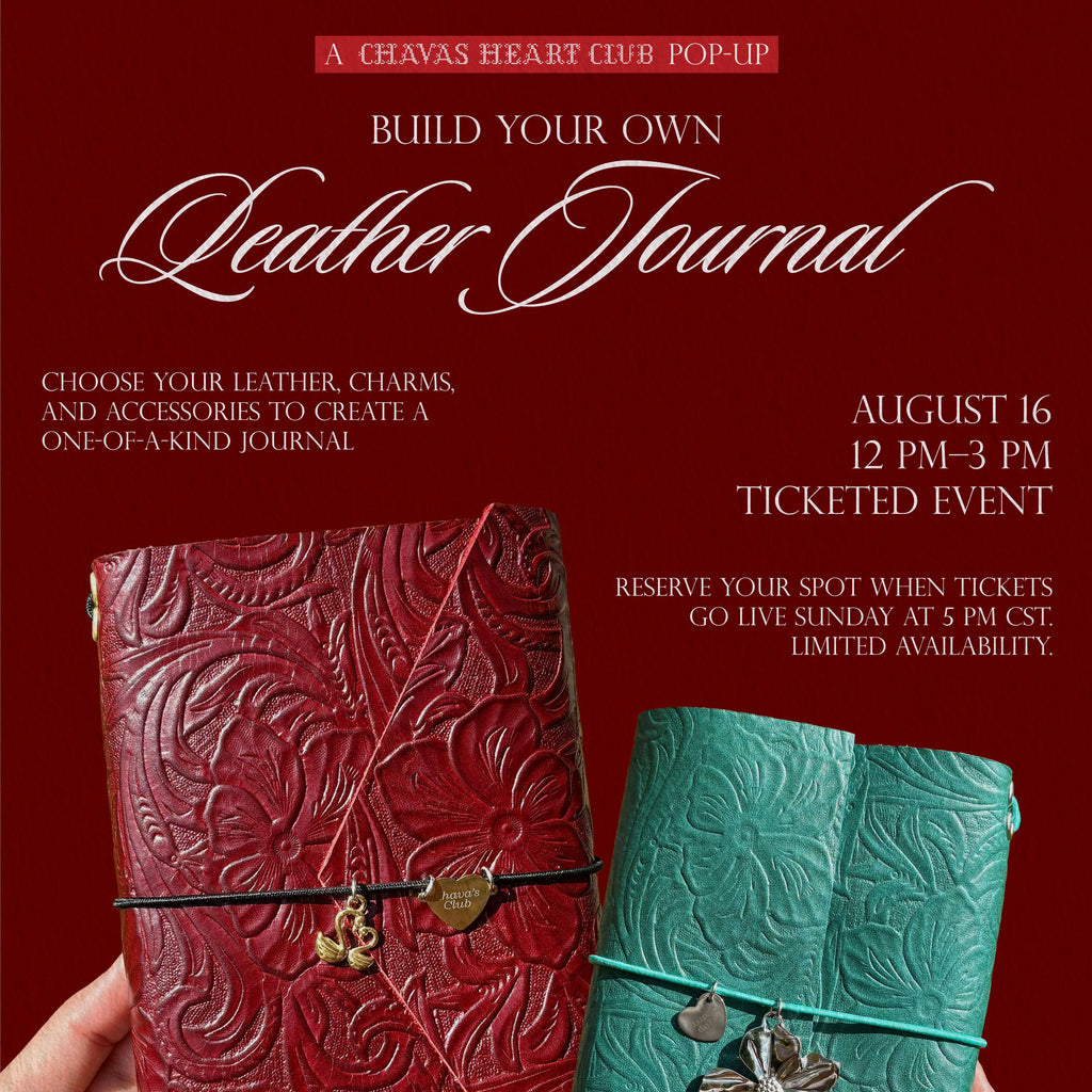 Build Your Own Leather Journal Event