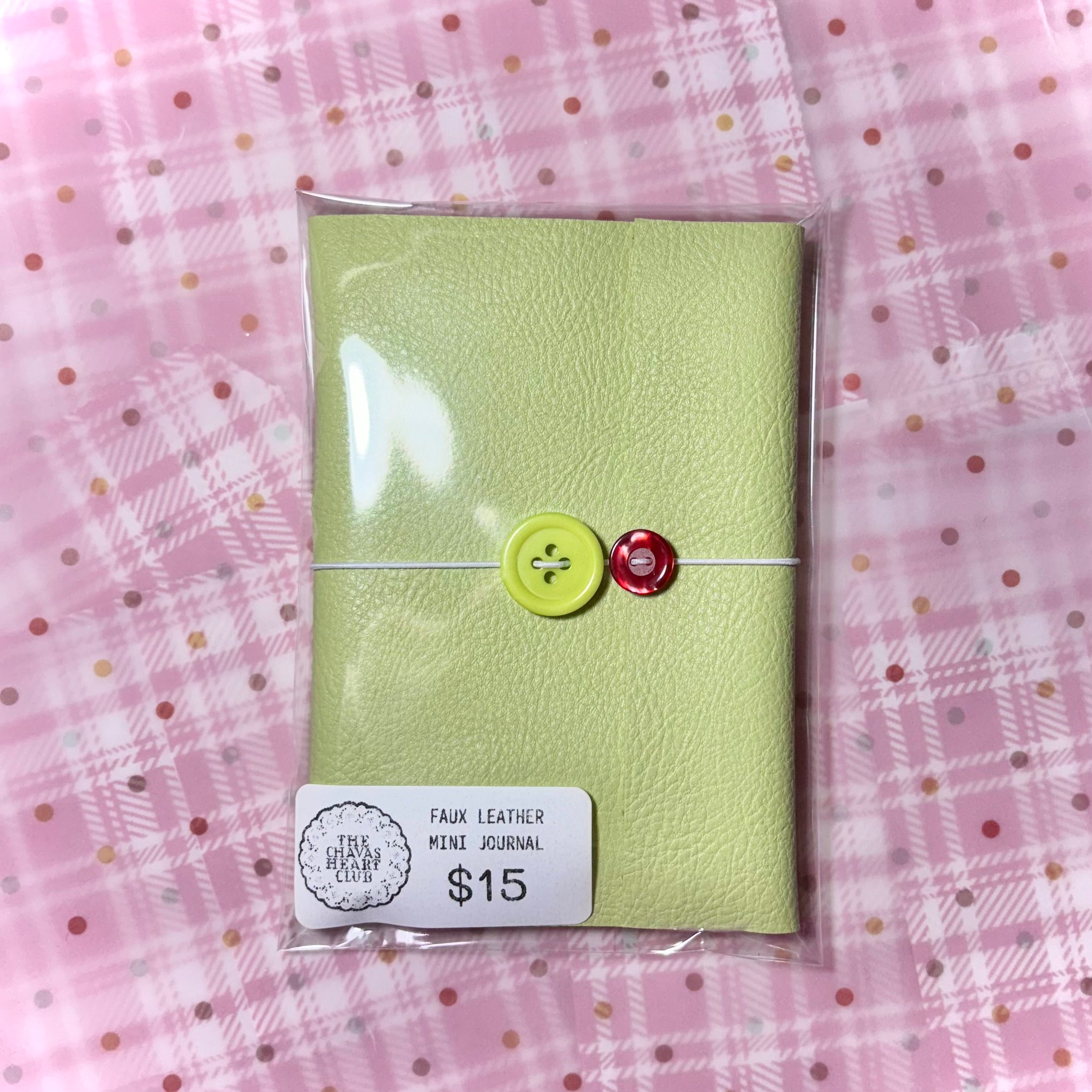 Faux Leather Mini Journal