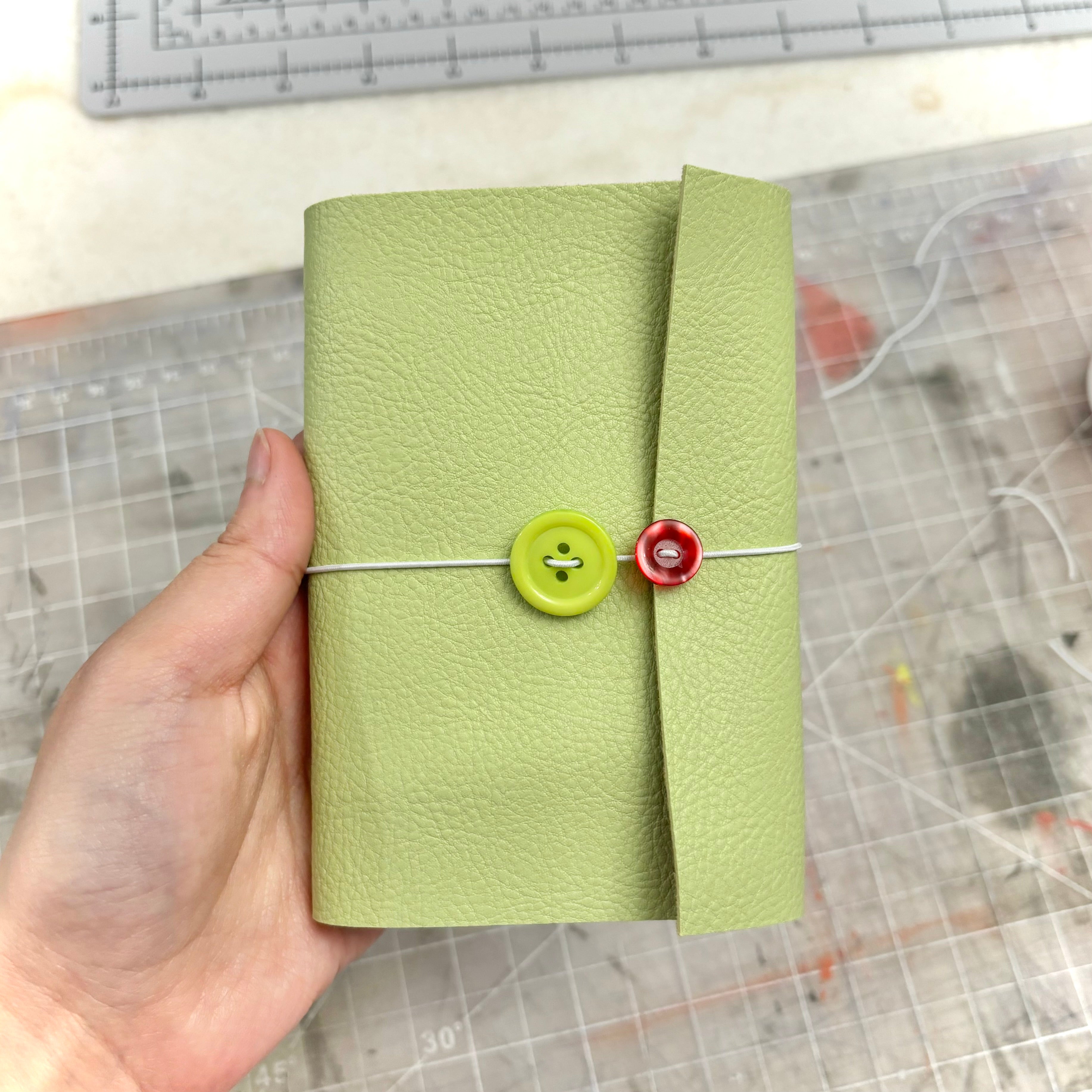 Faux Leather Mini Journal