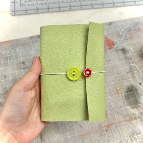 Faux Leather Mini Journal