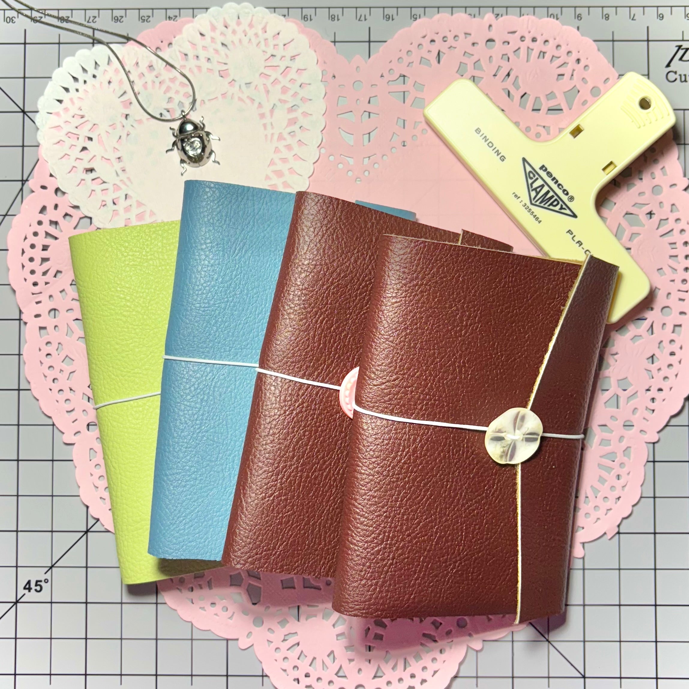 Faux Leather Mini Journal