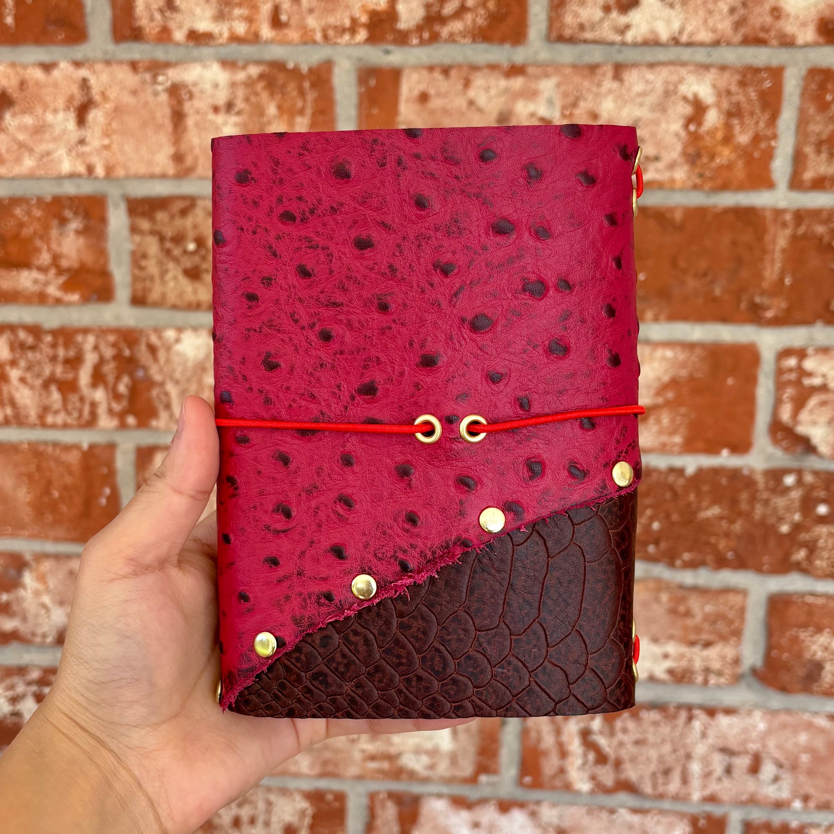 A6 Scrap Leather Journal