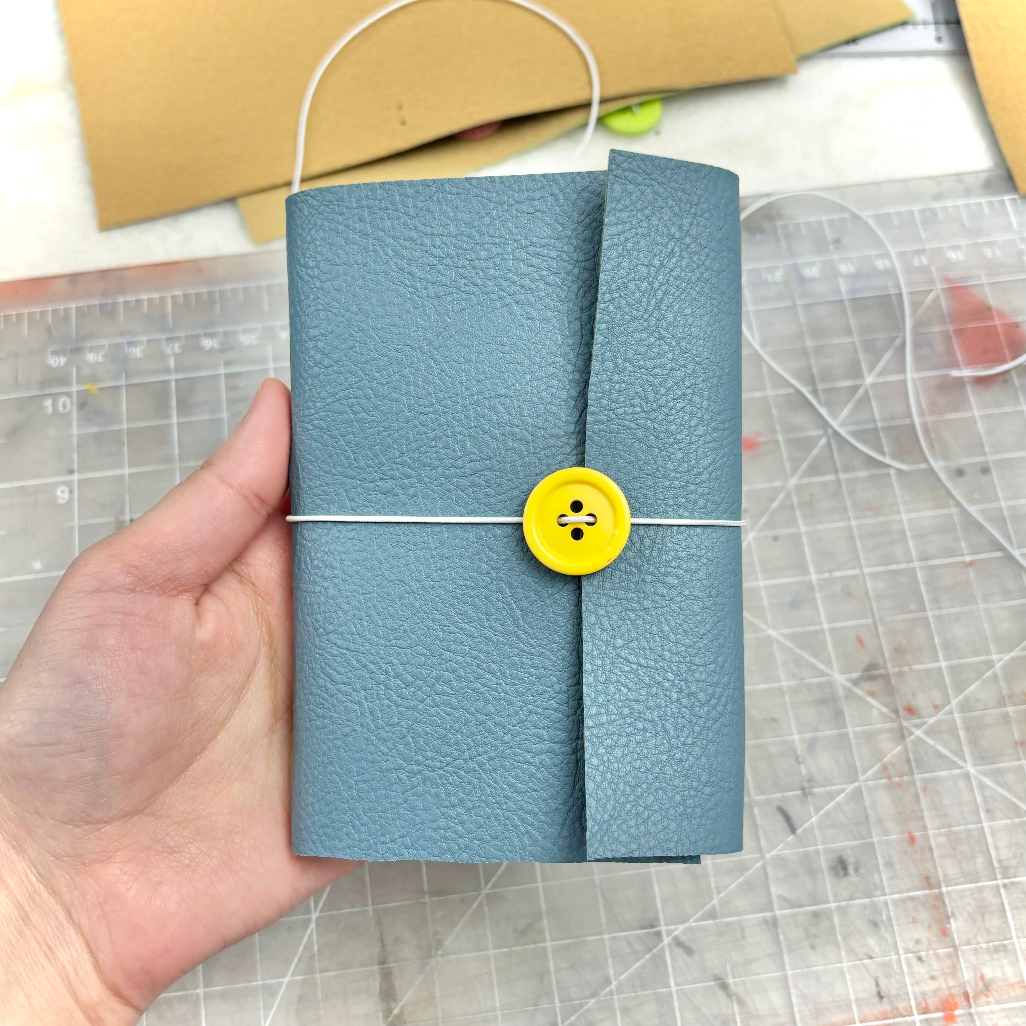 Faux Leather Mini Journal