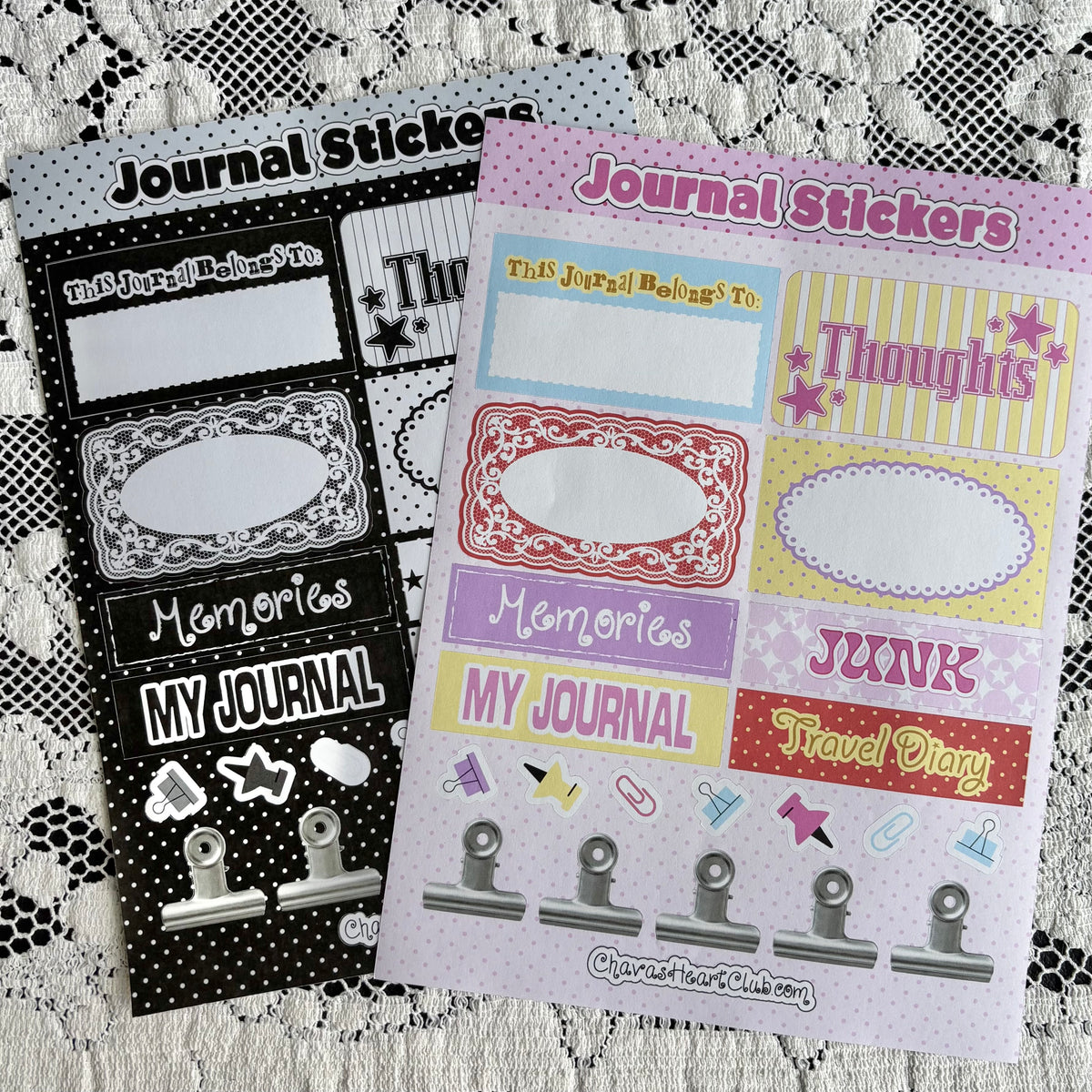 Jumbo Sticker Sheets