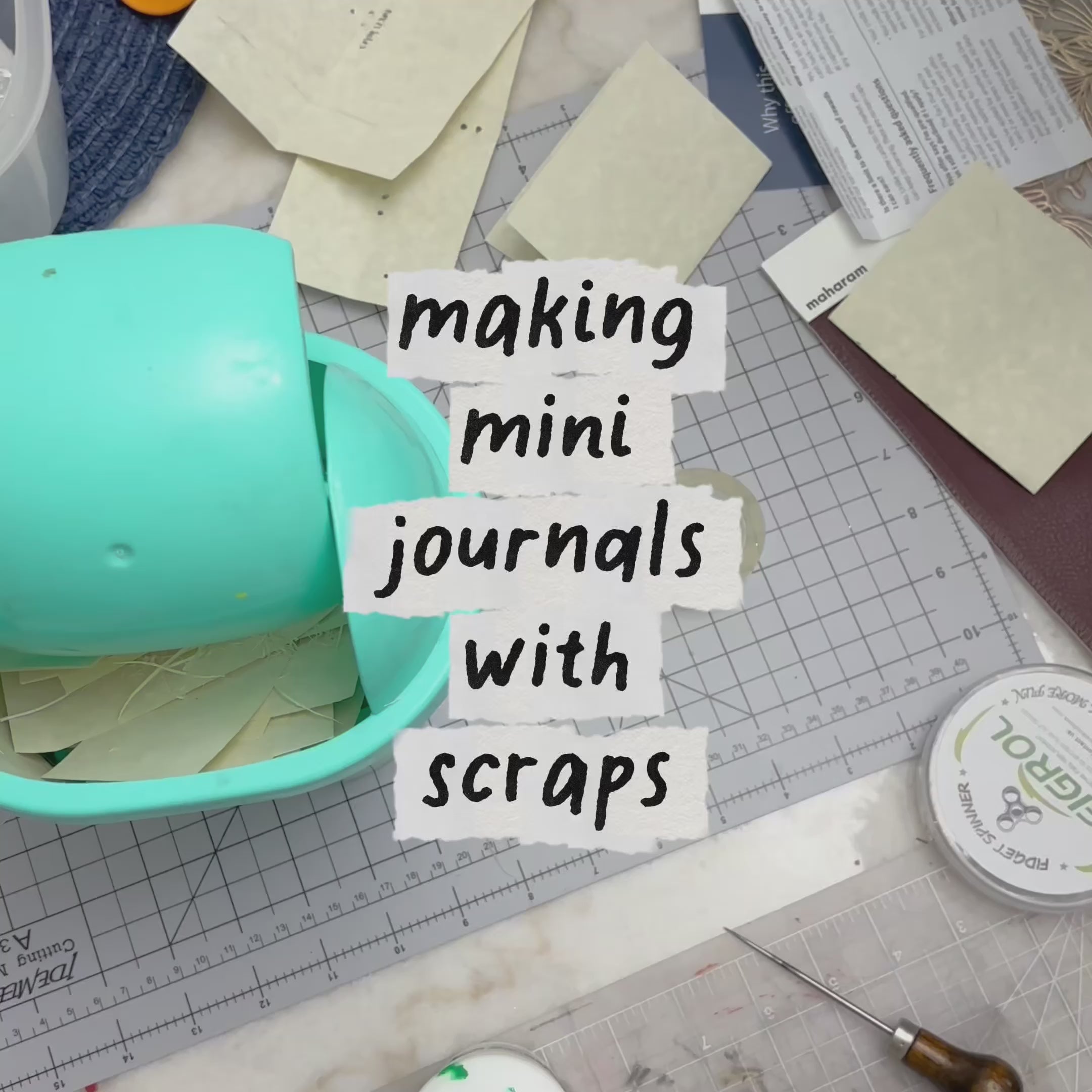 Faux Leather Mini Journal